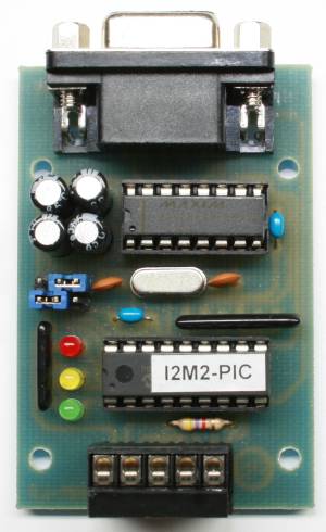 Leiterplatte I2C-RS232-Modem